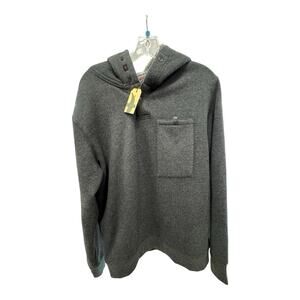 NWT Relwen Double Faced Wooly Hood Gray Medium Pullover Hoody Gorpcore Outdoor